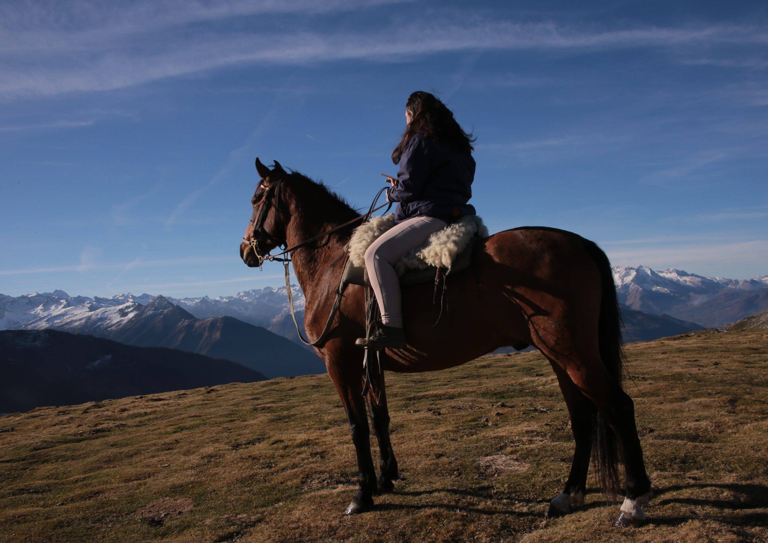 rando à cheval Pyrénées gandalha
