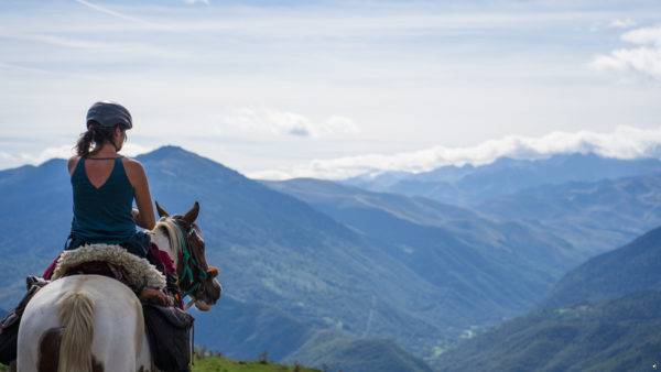 randonnée à cheval 3 jours dans les Pyrénées - gandalha voyage