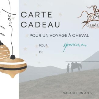 carte cadeau randonnée à cheval- Gandalha voyage