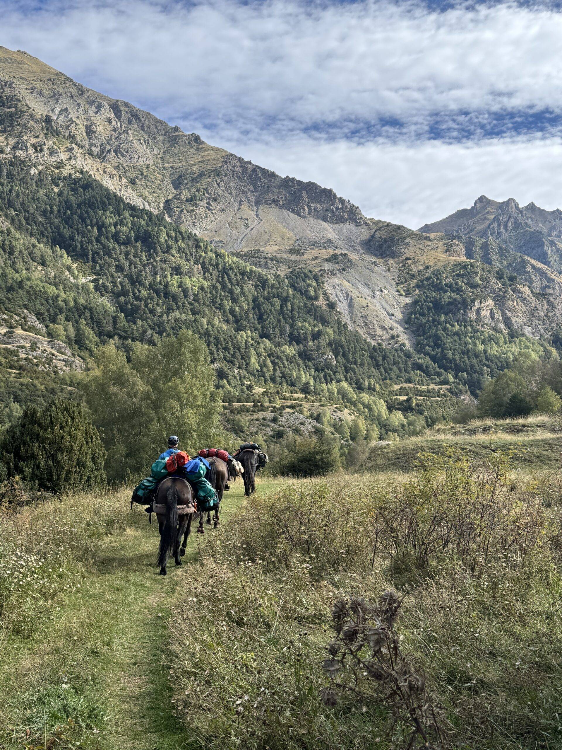 traverser les Pyrénées à cheval en haute montagne - gandalha voyages